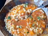 Soupe de fregula aux légumes façon minestrone