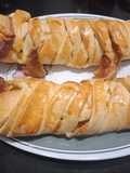 Mango braided strudel