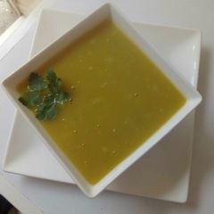 Pumpkin soup A picture of Pumpkin soup.