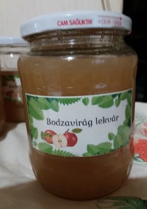 Bodzavirág lekvár recept fotója