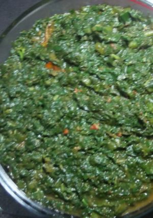 A picture of Pumpkin leaves #Authormarathon #Mum'srecipe.
