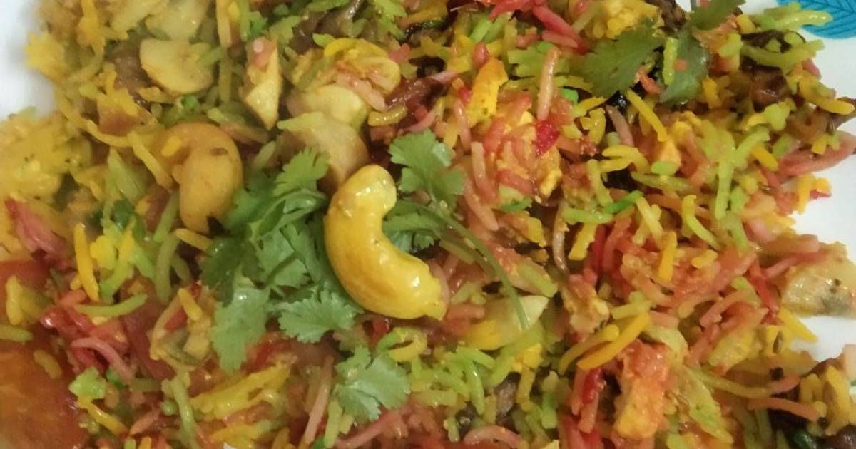 Tricolour Biryani Recipe by Sneha Seth - Cookpad