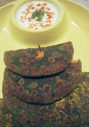 પાલક પનીર પરાઠા(Palak paneer parotha recipe in Gujarati) રેસીપી મુખ્ય ફોટો