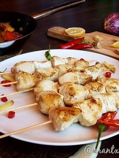 Una foto de Pollo thai al jengibre