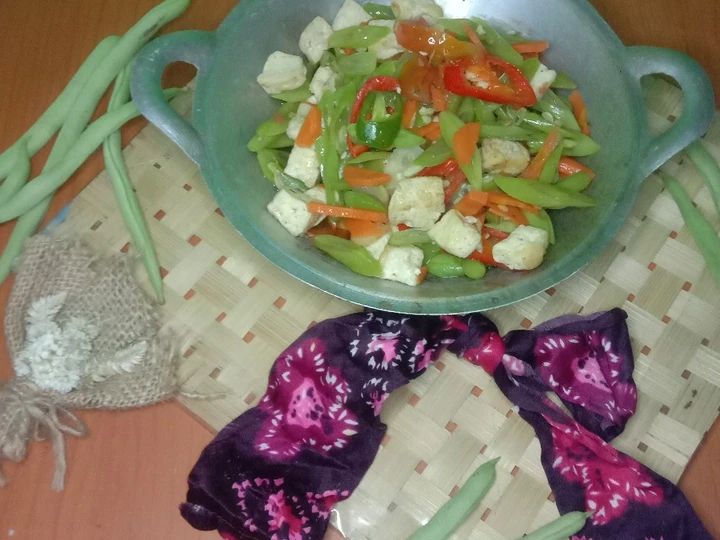 Langkah Mudah untuk Menyiapkan Resep Tumis tahu kacang buncis yang Lezat Anti Ribet, Mantap Sekali