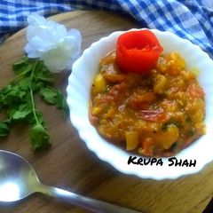 A picture of Tomato bhaaji.