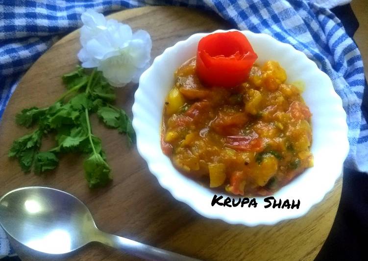 Recipe of Speedy Tomato bhaaji