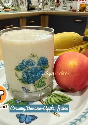 Gambar 👩‍🍳Creamy Banana-Apple Juice