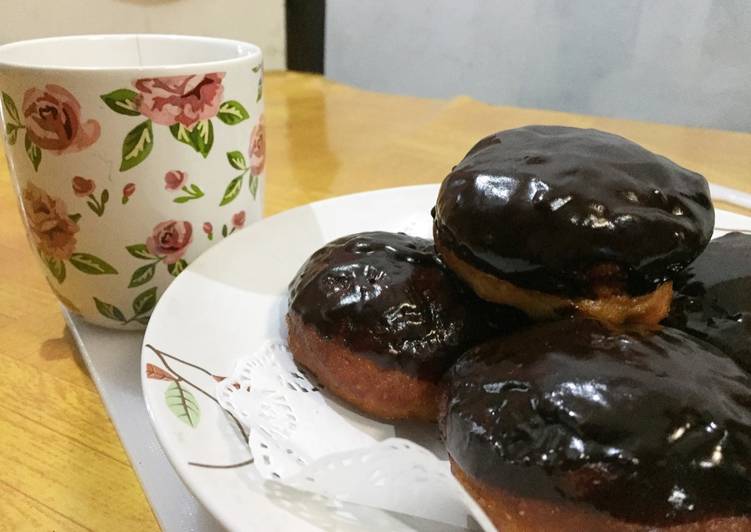 Donuts coklat #BikinRamadhanBerkesan