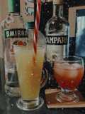 Campari de naranja.🍊👩🏼‍🍳🍹
