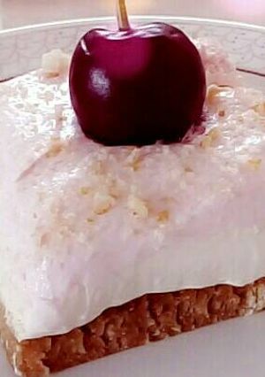 صورة لوصفة حلا الكريمه بنكهة الكرز🍒