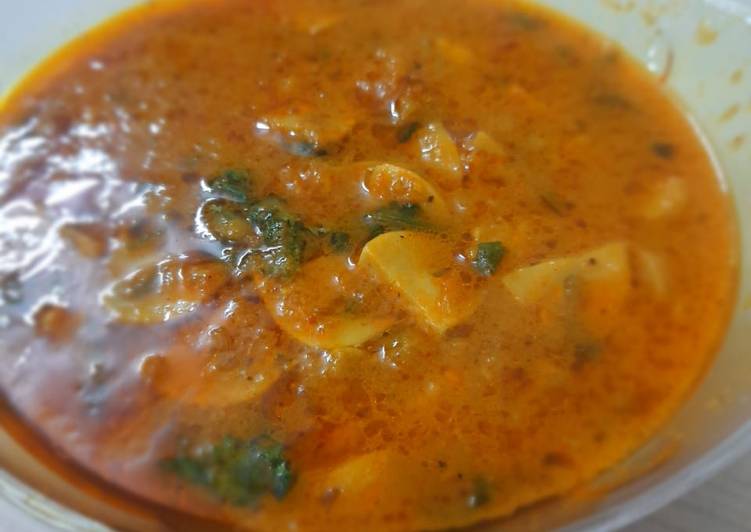 Easiest Way to Make Favorite Mushroom sabji