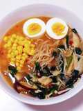 Spicy Miso Shirataki Ramen with Mushrooms