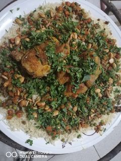 صورة لوصفة أوزي بالدجاج