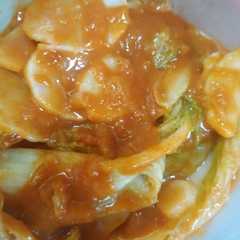 Kimchi sawi dan lobak simple রেসিপির প্রধান ছবি