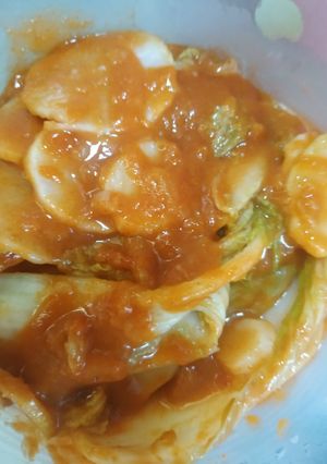 Foto resep Kimchi sawi dan lobak simple