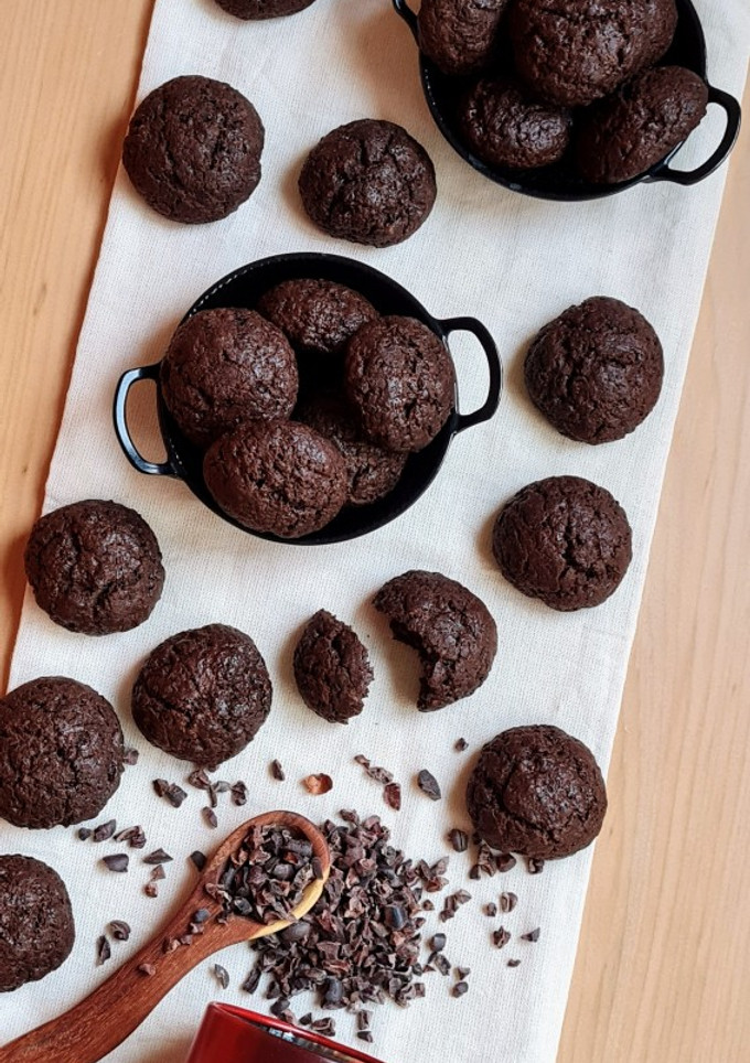 Una foto de Galletas de chocolate fáciles, económicas y sin balanza de Vale y Vane ♥