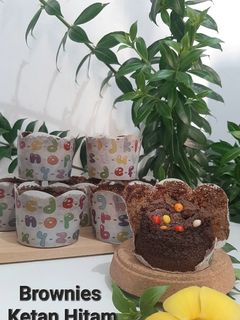 Foto resep Cup Cake Brownies Ketan Hitam Gluten Free