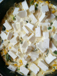 Una foto de Rajas con crema y queso