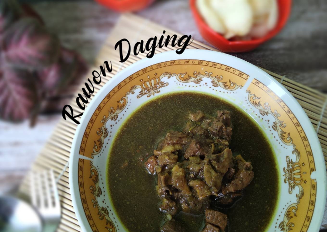 Rawon Daging dan Jeroan Sapi