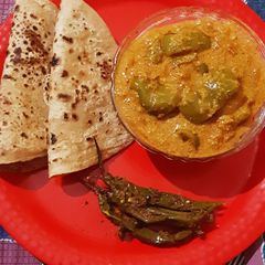 A picture of Capsicum curry masala.