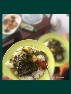 Foto resep Tahu & Bayam Kuah Kuning Santan
