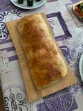 Strudel salato con mele e speck