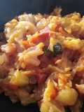 Repollo con calabacín