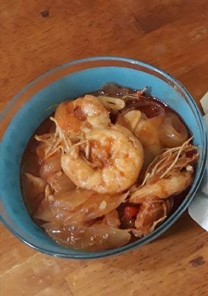 Foto resep Udang asam manis