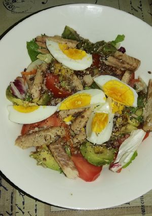 Una foto de Ensalada primavera