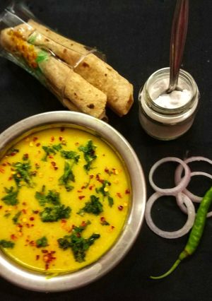 A picture of Besan ki Sabji.