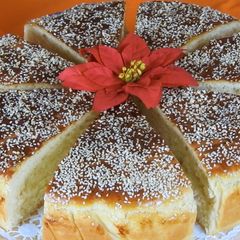 A picture of New Year’s Day Traditional Tsoureki Bread.