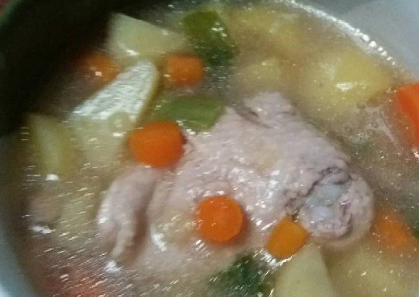 Sop ayam praktis