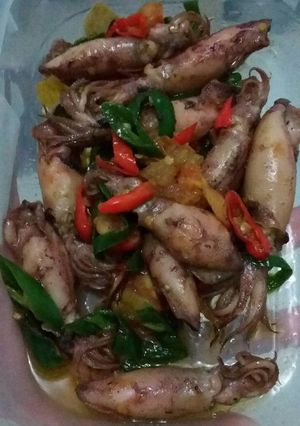 Foto resep Cumi Asin Cabe Ijo