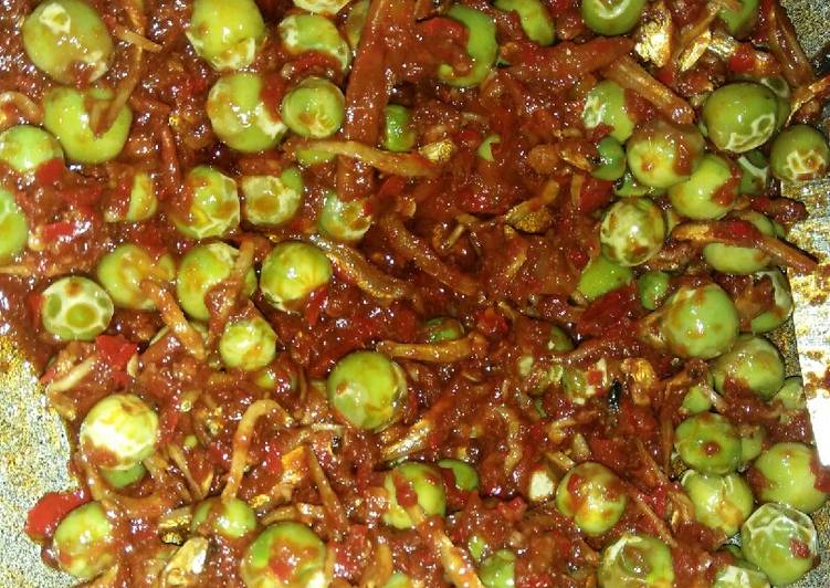 Balado cempokak+teri