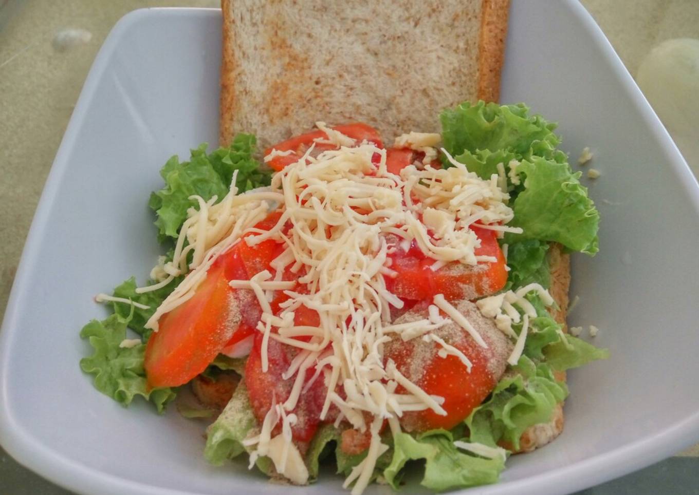 Sandwich keju lada