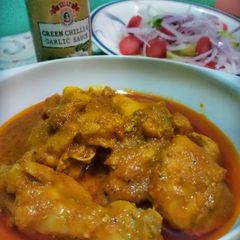 A picture of Chicken bhuna gosht.