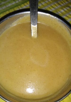 A picture of Aata halwa.