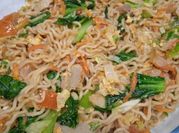 Gambar mie bakso sawi