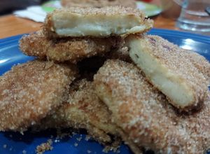 Una foto de Leche frita