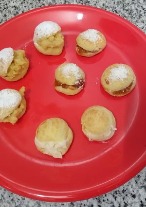 Una foto de Profiteroles