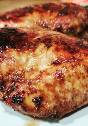 Una foto de Pechugas de pollo en air fryer