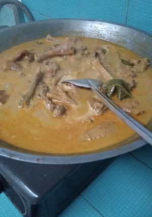 Foto resep Gulai ayam bakar bumbu kelapa gongseng