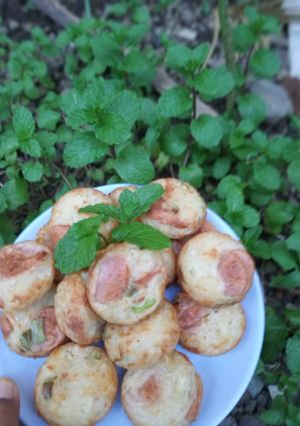 Foto resep Mini omelet sosis sayur