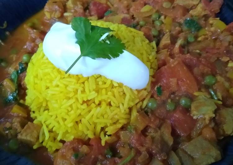 Recipe of Favorite Mild Curry with Tumeric Rice