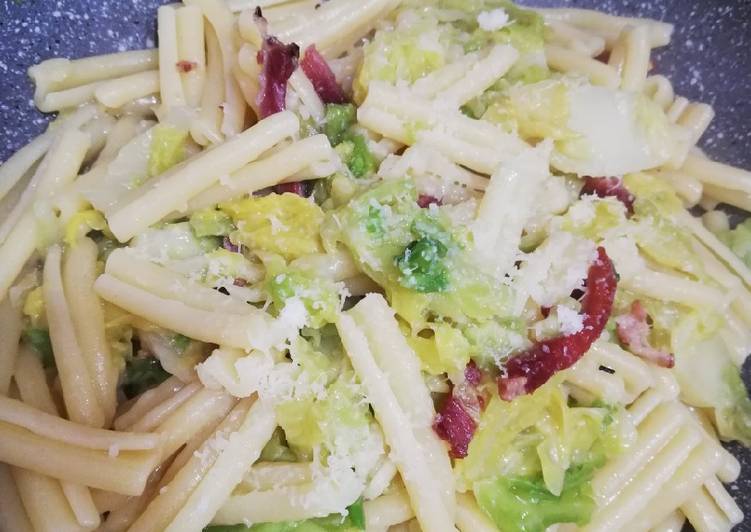 Casarecce verza e speck