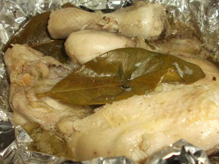 Langkah Gampang Menyiapkan Resep  Ayam kukus simple yang Lezat, Enak