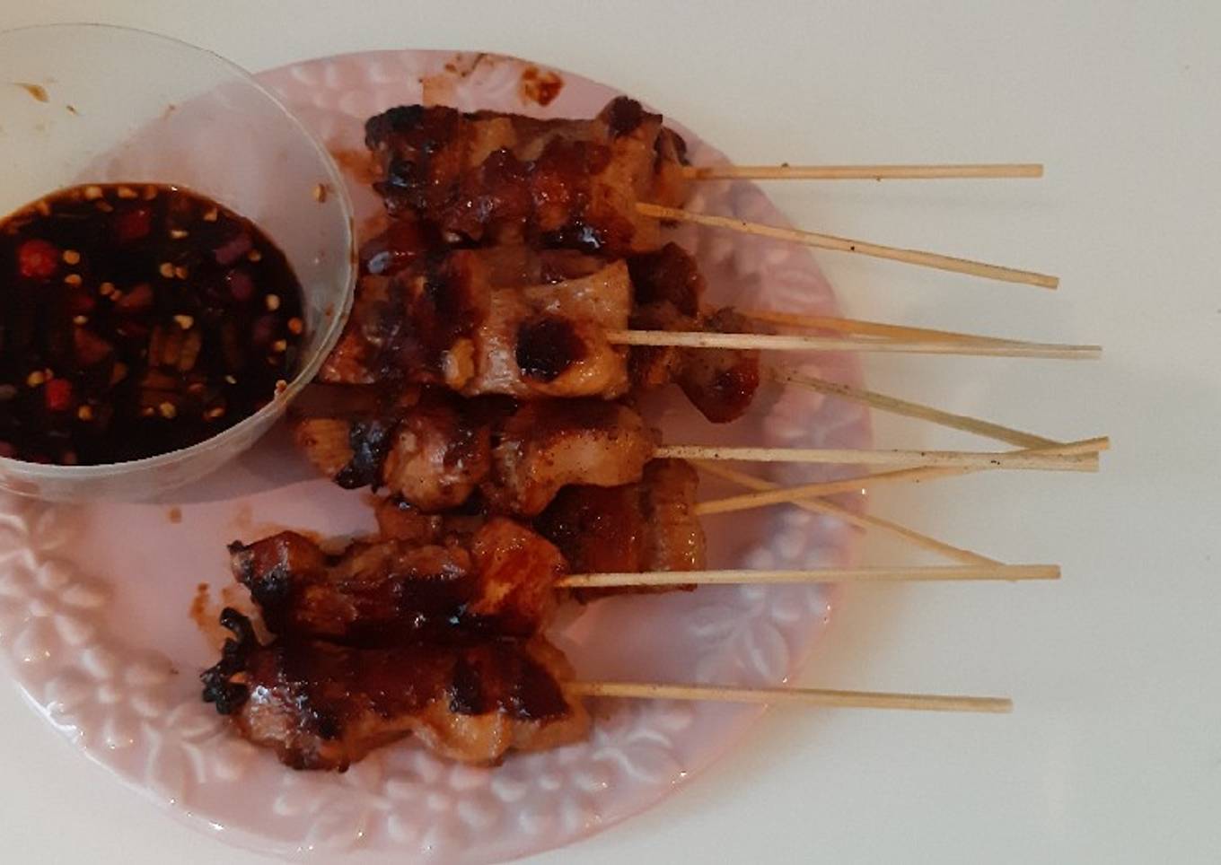 Sate ayam teflon ngirit