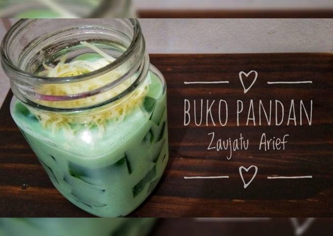 Resep Buko Pandan simpel Anti Gagal