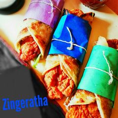 A picture of Hot and Spicy ZINGERATHA.